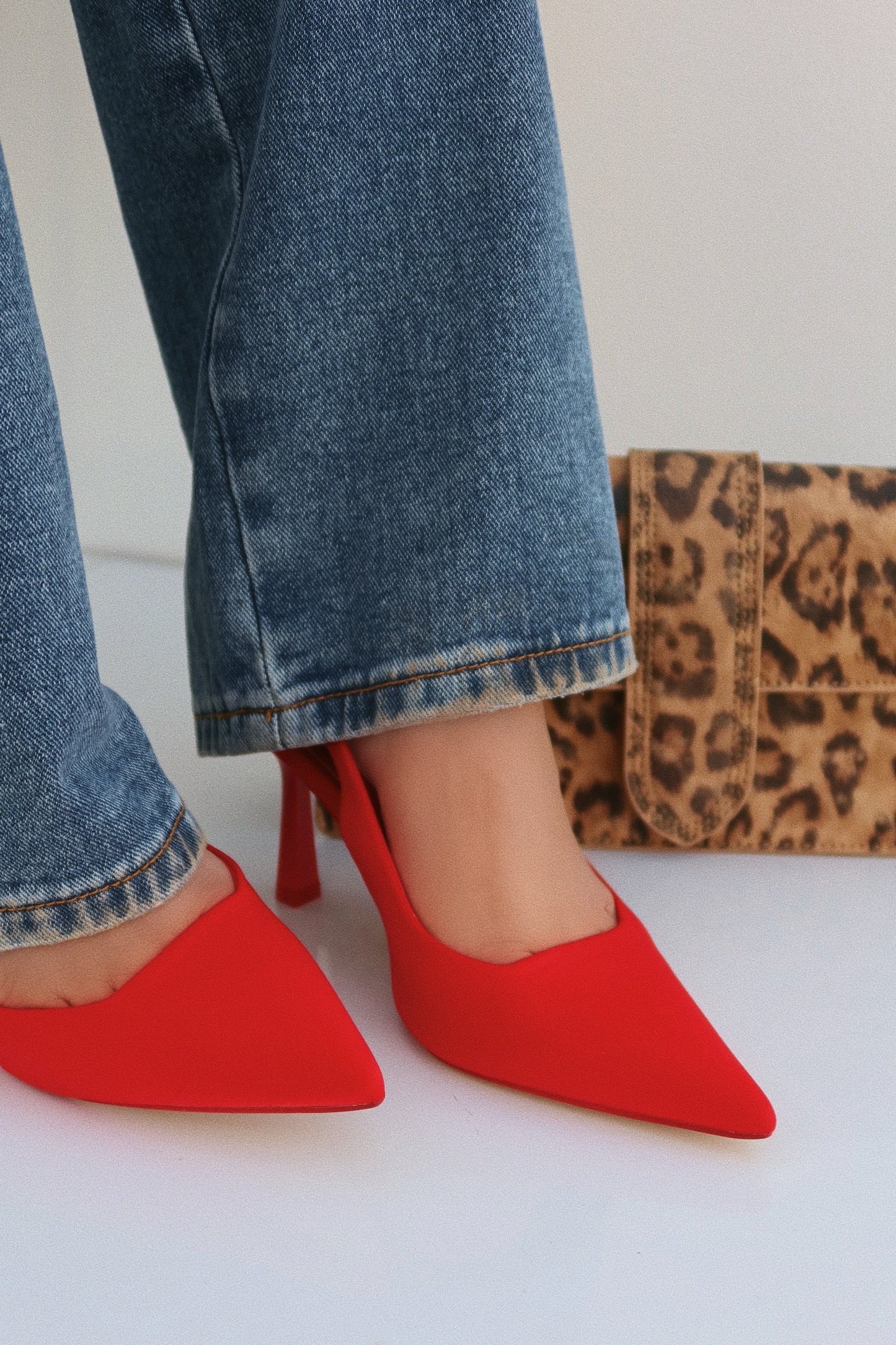 Cari Slingback Pumps - Red